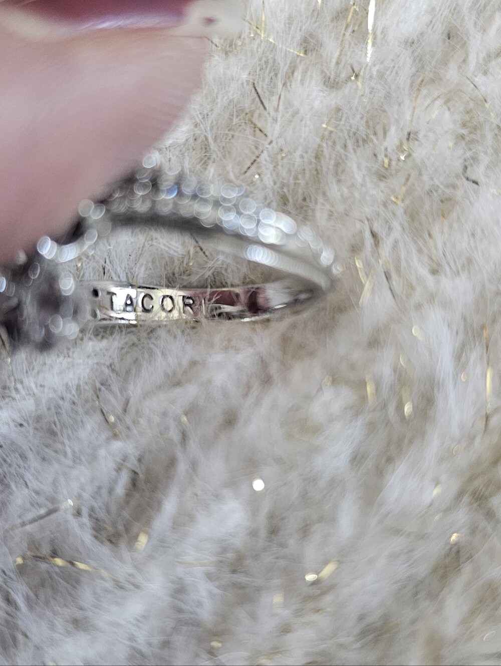 Tacori CZ (?) Cluster Statement Ring - 8 - Picture 4 of 4